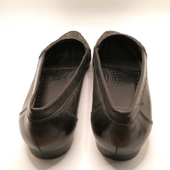 Bass Black Leather Loafers Classic Slip-Ons Size 8 1/2 D - Picture 3 of 8